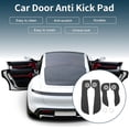 thumbnail image 2 of Pegatina antichoque de cuero para puertas de automóvil Unique Bargains para Nissan Rogue 2014-2015, protector de borde lateral de puerta, accesorios interiores, negro, 1 juego, 2 of 6