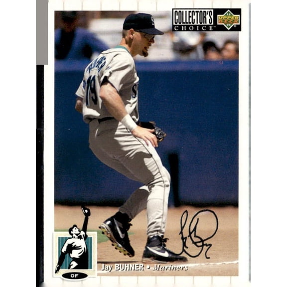 Collectible 1994 Upper Deck Collector's Choice Jay Buhner #424 Seattle Mariners MLB Baseball Trading Card