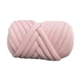 thumbnail image 2 of Hilo grueso, hilo grueso voluminoso, nudo trenzado suave tejido a mano, hilo tubular gigante, Rosa, 2 of 9