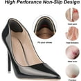 thumbnail image 3 of Foamed Cotton Heel Pads for Shoes That Are Too Big - 6 Pairs Cushions for Pain Relief & Tighter Fit - Grips for Men Women's Shoes (Pale Apricot), 3 of 6