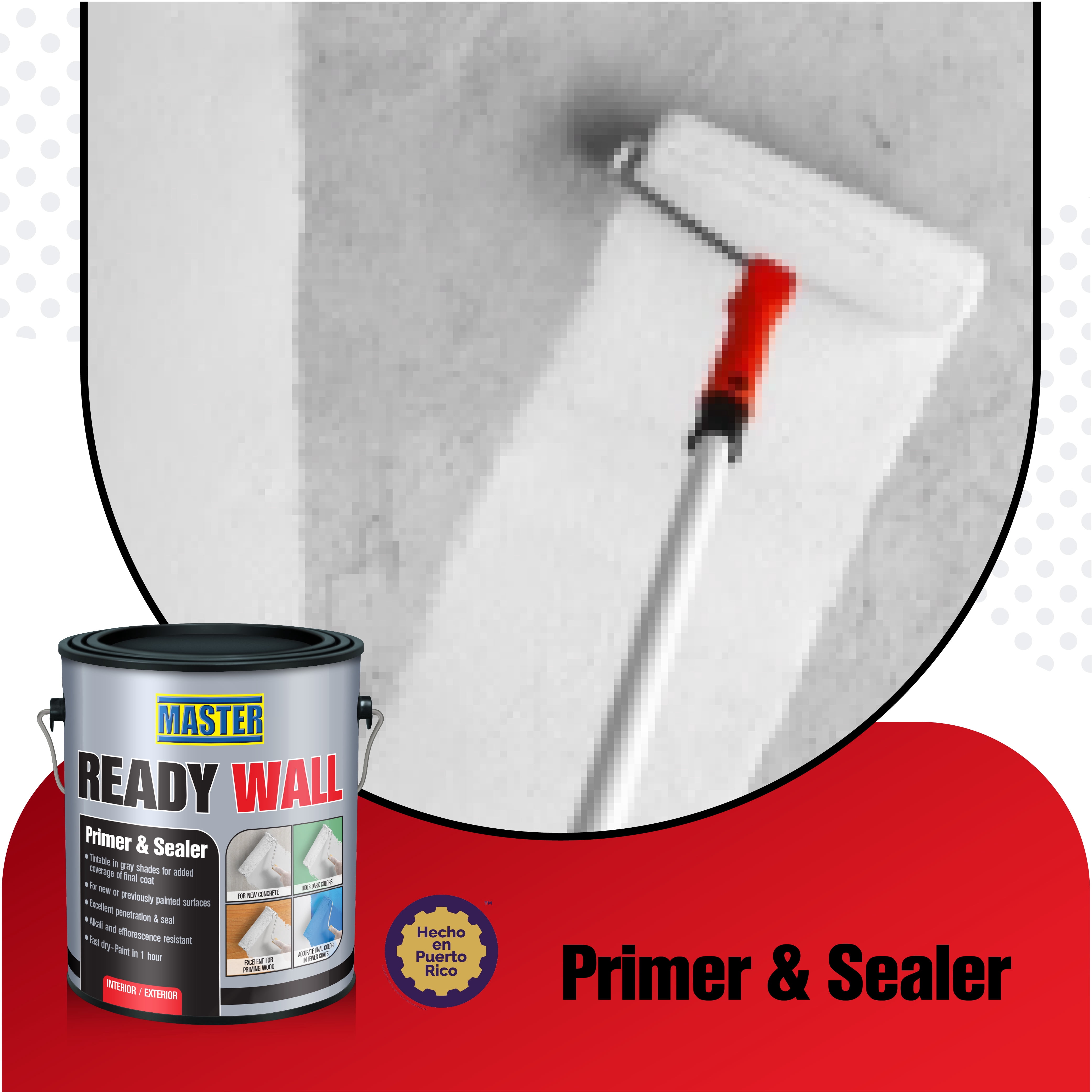 Master Paints Ready Wall Primer and Sealer, 1 gl