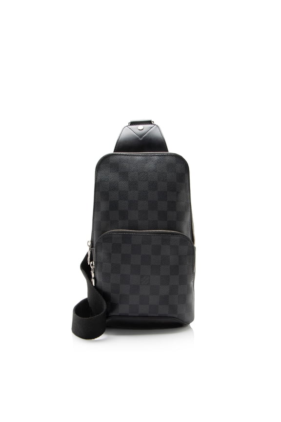 Pre-Owned Louis Vuitton Damier Graphite Avenue Sling Bag