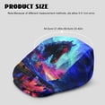 thumbnail image 4 of FUIALDOLG Neon Horse Landscape Art Beret Hat, All Season Soft Flat Cap Lightweight Newsboy Cap for Travel Summer, 4 of 4