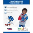 thumbnail image 2 of SEGA Sonic the Hedgehog Little Boys' Fleece Hoodie Sonic Grey Red Blue, 2 of 6