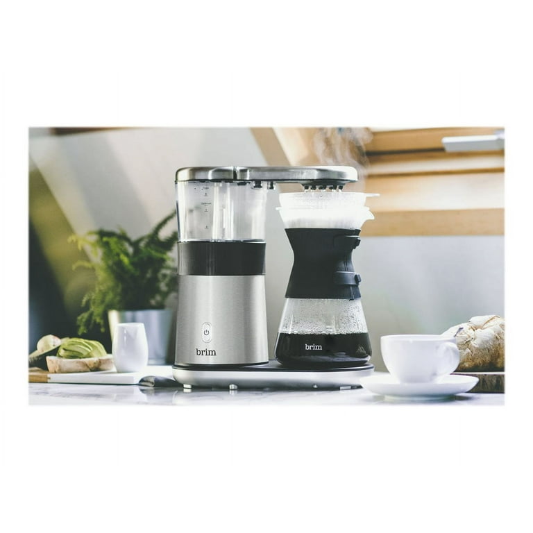 Brim 6.4 Oz. Conical Burr Coffee Grinder Stainless Steel Walmart