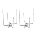 thumbnail image 5 of 4,Claw Rotisserie Fork, Stainless Steel Meat Holder For 0.4" Spit Rod, BBQ Grill Accessory, 5 of 6
