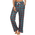 thumbnail image 3 of BZGTZT Women Plaid Pajama Pants Comfy Soft Lounge Pants Sleep Pj Bottoms Jogger Trousers with Pockets Drawstring, 3 of 7