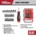 thumbnail image 4 of Hyper Tough 30-Piece Screwdriver Handle and Bit Set in Click Fit Case, 4 of 13
