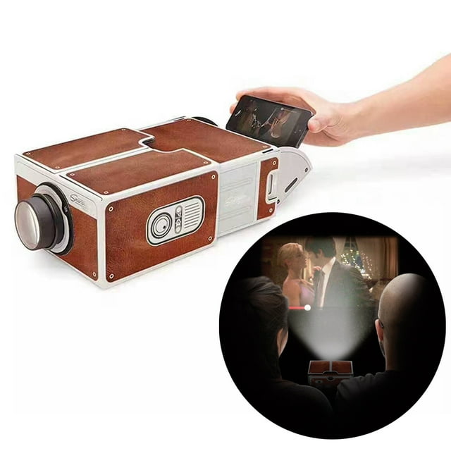Projecteur de Téléphone Jouet Papier Créatif DIY Portable Mini Projecteur Vidéo