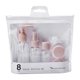 thumbnail image 1 of Set de botellas de viaje con abertura, atomizador de perfume portátil recargable con pulverizador de niebla fina, a prueba de fugas y reutilizable para bolso, bolsa de gimnasio, neceser,, 1 of 9