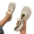 thumbnail image 4 of Sngxgn Women's Ballet Flats Comfortable Flats Shoes for Women(Beige,38), 4 of 6