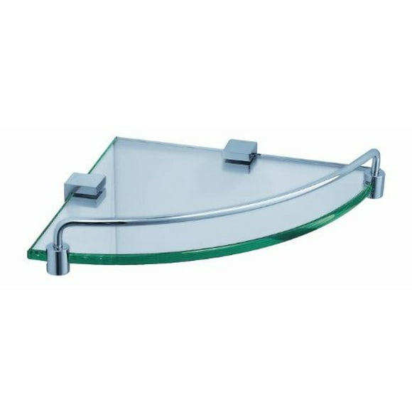 Estante de vidrio de esquina Fresca Ottimo - Cromado Fresca FAC0448