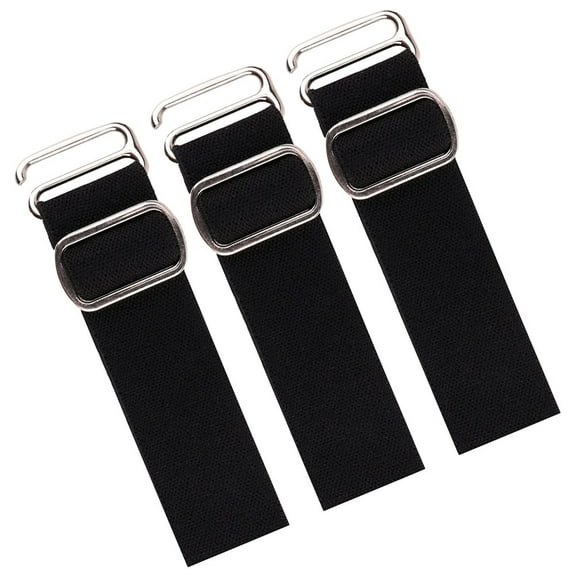 Homoyoyo Thickened Cap Extender Strap Metal Black for Comfortable Wear 3Pcs