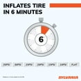thumbnail image 2 of Sylvania Basic Portable Tire Inflator with Analog Dial Gauge, 1-Pack, 2 of 8
