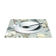 thumbnail image 3 of Birds Flowers Leaves Branches 12×18 inch Placemats Heat Resistant Washable Foldable Rectangular Placemats Set Decoration Indoor Outdoor for Kitchen Dining Table 6PCs, 3 of 8