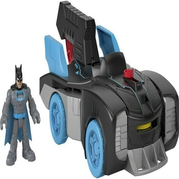 Imaginext DC Super Friends Bat-Tech Batmobile Transforming Vehicle & Light-Up Batman Figure