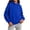 Blue, variant on OGLCCG Girls Hoodie Trendy Long Sleeve Hooded Sweatshirt with Pocket Baggy Kids Pullover Tops Fall Outfits Size 2-14