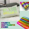 thumbnail image 2 of Daisyyozoid Colorful Heat Transfer Sticker Vinyl Bundle DIY Garment Film Silhouette Paper, 2 of 8