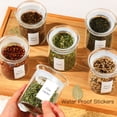 thumbnail image 4 of ZENS Glass Canister Set,Airtight Kitchen Storage Jars with Glass Lids 4 Pack 10oz-3.35x3.15 IN, 4 of 6