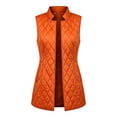 thumbnail image 6 of Cmfcve Women's Plus Size Quilted Vest Sleeveless Long Padded Jacket Open Front Fall Winter Casual Relaxed Fit Outerwear, 6 of 6