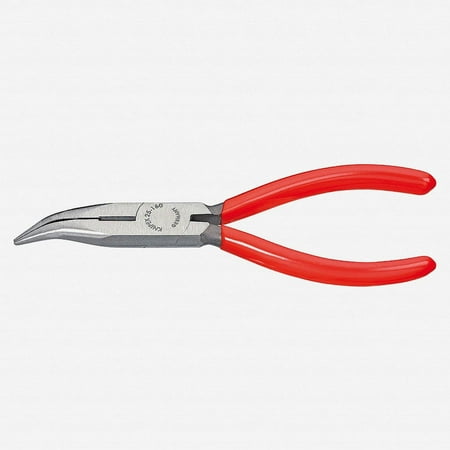 UPC: 0843221002503 | Knipex 6.3  Chain Nose Side Cutting Pliers (Radio Pliers) – Plastic Grip