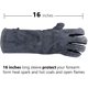BBQ Grill Gloves, 932°F Heat Resistant Grilling Gloves 14in BBQ Grill Gloves, 932°F Heat Resistant Grilling Gloves 14in