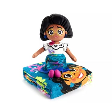 Disney Encanto Mirabel Plush Hugger Doll and Blanket Throw Set, 50"X 60"