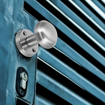 HOMEMAXS 1 Set Privacy Door Knobs Stainless Steel Door Lock Privacy Keyless Interior Door Knob for Bedroom