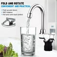 thumbnail image 2 of 1pcs Copper Fold Down Caravan Motorhome Hot And Cold Mixer Water Tap Faucet For 360° Rotation Direct Replacement Car Accessories, 2 of 9