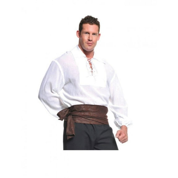 Underwraps Pirate Adult Costume White Shirt X-Large Male