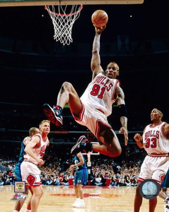 Dennis Rodman 1998 Photo Print