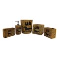 thumbnail image 1 of Wildlife Rustic Galloping Mustang Horse Pine Trees Forest 5 Piece Bathroom Set, 1 of 2