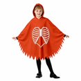 thumbnail image 3 of Zylarhe Kids Halloween Dancewear Jumpsuit for Stage Performances Party Events Playful Home Outfit Orange 5-6 Years, 3 of 8