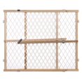 thumbnail image 1 of North States Pressure Mounted Hardwood Frame Diamond Mesh Baby or Pet Gate, 1 of 3