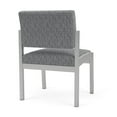 thumbnail image 3 of Pemberly Row Chaise d'Invité Sans Accoudoirs pour Réception - Acier Argenté - Gris, 3 of 5