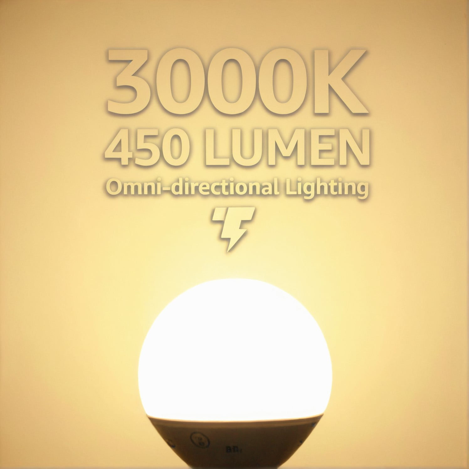 6 Pack G25 Globe LED Light Bulb 5W=40W, Dimmable Vanity Light Bulbs, E26 Base, 3000K Warm White