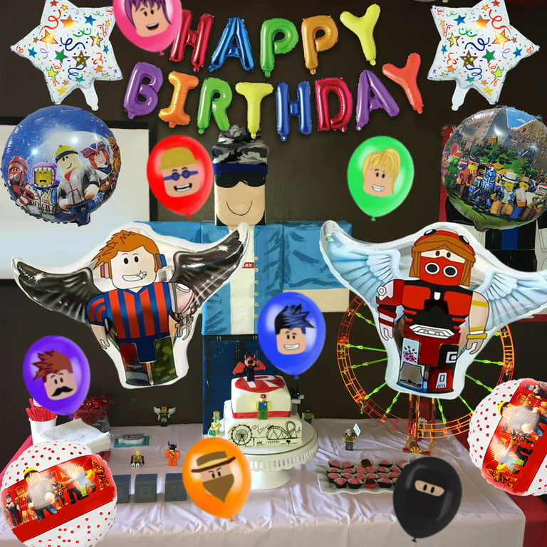 26 Kaan 6th Roblox bday ideas  roblox, roblox birthday cake, robot  birthday party