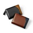 thumbnail image 6 of Stylish Men's Wallet Short PU Blocking Card Holder Zipper Coin Pocket Business, 6 of 8