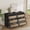 Black, variant on Studyset 46'' Wide Rattan Dresser, Rounded Corners TV Stand, 6 Drawer Dresser, Dressers & Chests of Drawers, Modern Chest of Drawers for Bedroom, Living Room, Hallway