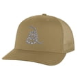 thumbnail image 6 of Gadsden Don’t Tread On Me Trucker Hat – Classic Rattlesnake Embroidered Mesh Snapback, Adjustable Patriotic Cap (RoyalBlue), 6 of 9