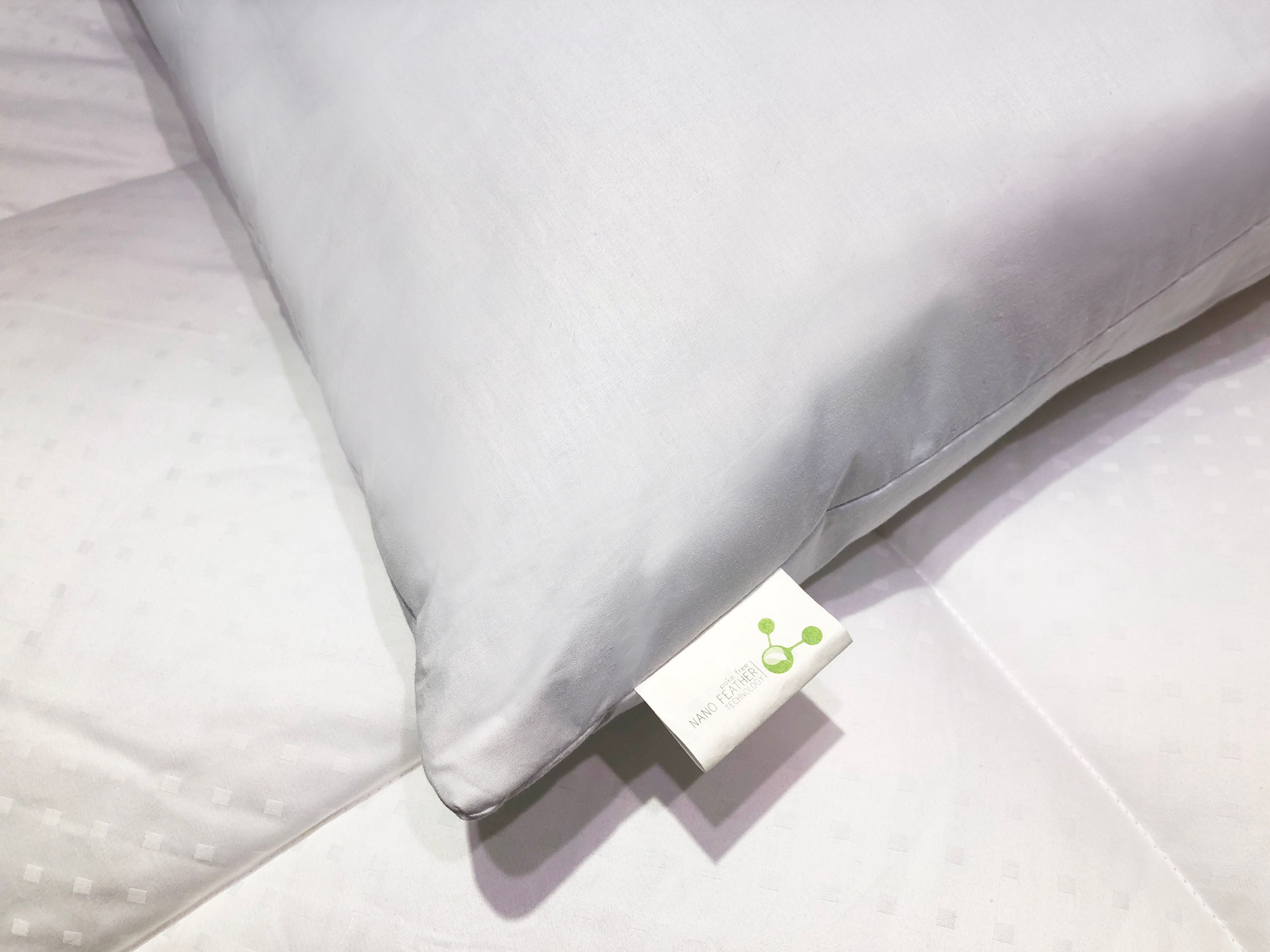 St. James Home 2 Pack Cotton SG NANO FEATHER Queen Size Pillow Pack