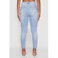 thumbnail image 5 of Womens WAX Whiskered Cropped Skinny Jeans, 5 of 5
