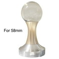 thumbnail image 1 of Stainless Steel Coffee Tampers Ripple Base Self Leveling Tamper Coffeeware 58mm, 1 of 8