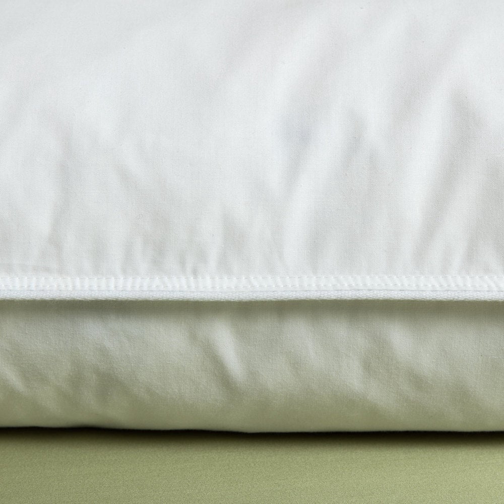 100% Goose Feather Pillow 100% Cotton Shell, 2 Pack Jumbo Size Pillows