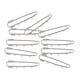 thumbnail image 1 of 10 piezas / Pin de broche de seguridad de metal plateado con 3 bucles Hallazgos de joyería Suministros para manualidades Zulema Pernos de seguridad, 1 of 8