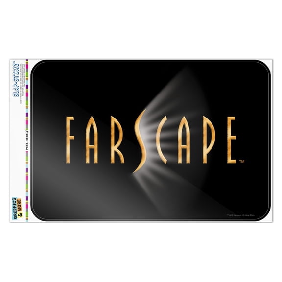 Farscape TV Show Logo on Black Home Business Office Sign