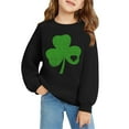 thumbnail image 5 of Mercatoo Kids St 𝐏atricks Day Clothes Girls Boys Irish Cloverss Sweatshirt Pullover Shirts Toddler Long Sleeve Sweater Tops, 5 of 6