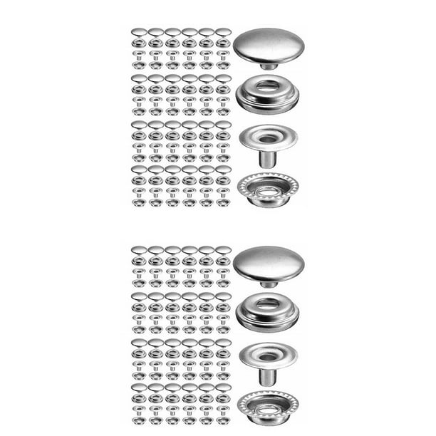 QualitChoice 100PCS Snap Fastener Decorative Button Press Stud