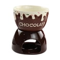 thumbnail image 2 of Juego de fondue para queso, regalo de boda, regalo de cumpleaños, utensilios de cocina marrón, 2 of 9