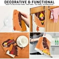thumbnail image 7 of SKYSONIC Thanksgiving Turkey Pilgrim Hat Pumpkin Maple Leaves Kitchen Dish Towel Set,Drying Kitchen Towels Tea Towels 1Pcs 28"x18", 7 of 7